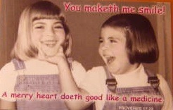 A sweet card Karen gave me one year saying it reminded her of our friendship.